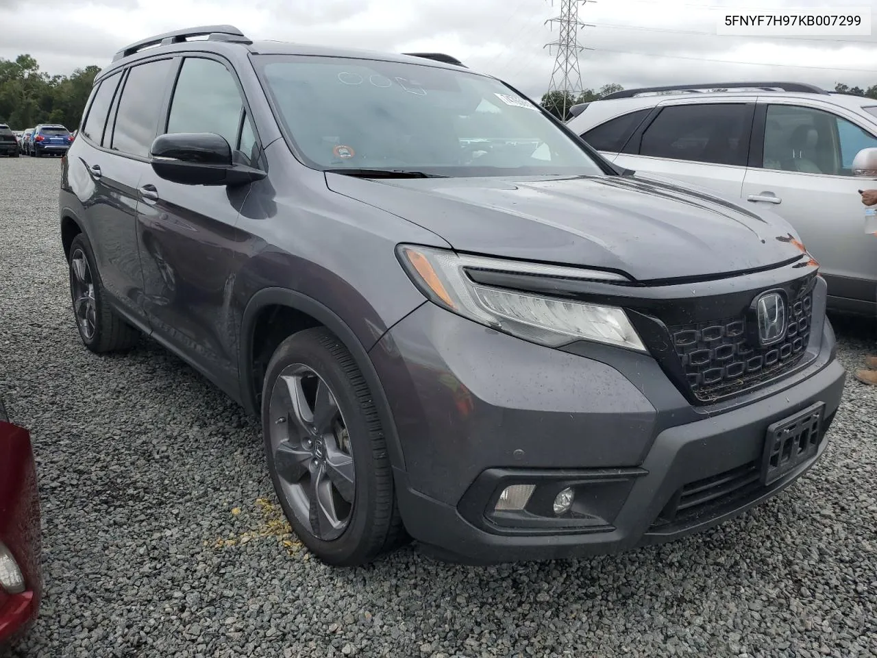 2019 Honda Passport Touring VIN: 5FNYF7H97KB007299 Lot: 74765684