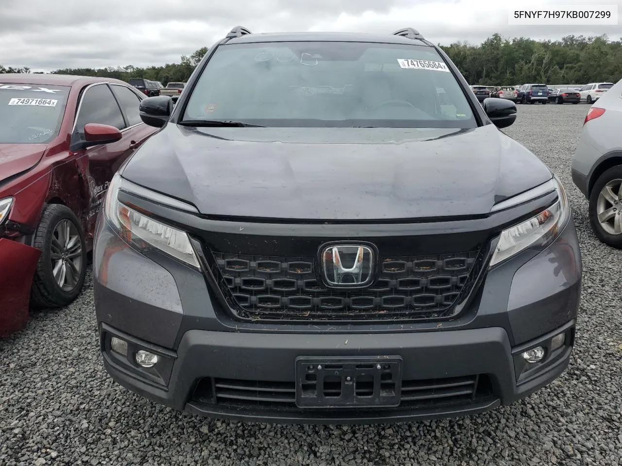 2019 Honda Passport Touring VIN: 5FNYF7H97KB007299 Lot: 74765684