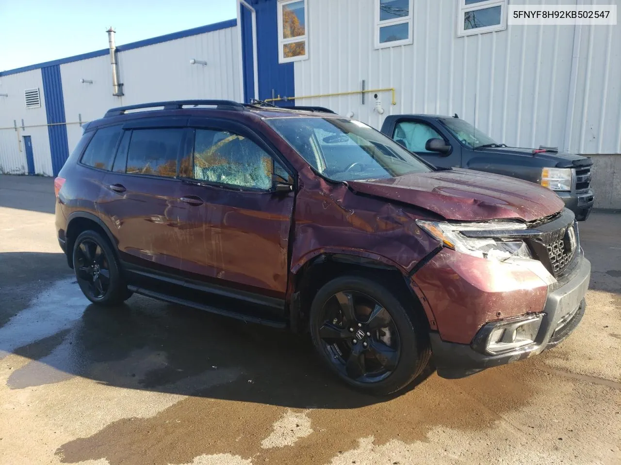 2019 Honda Passport Touring VIN: 5FNYF8H92KB502547 Lot: 76732414