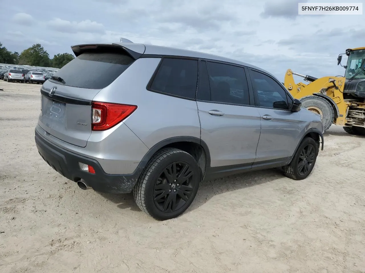 2019 Honda Passport Sport VIN: 5FNYF7H26KB009774 Lot: 81044494