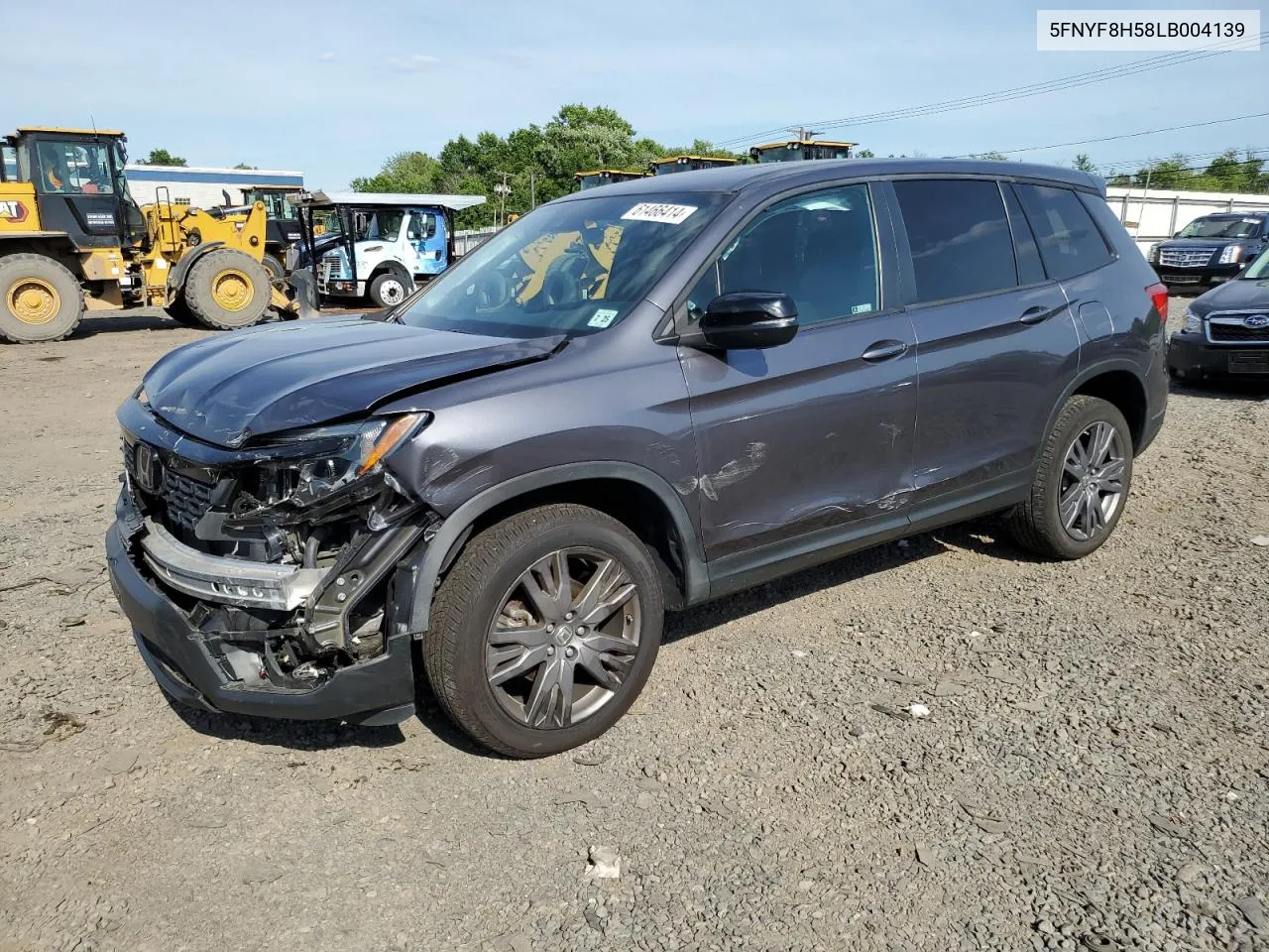 2020 Honda Passport Exl VIN: 5FNYF8H58LB004139 Lot: 61466414