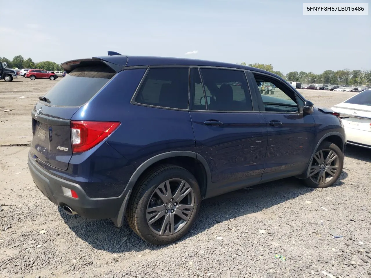 2020 Honda Passport Exl VIN: 5FNYF8H57LB015486 Lot: 69103604