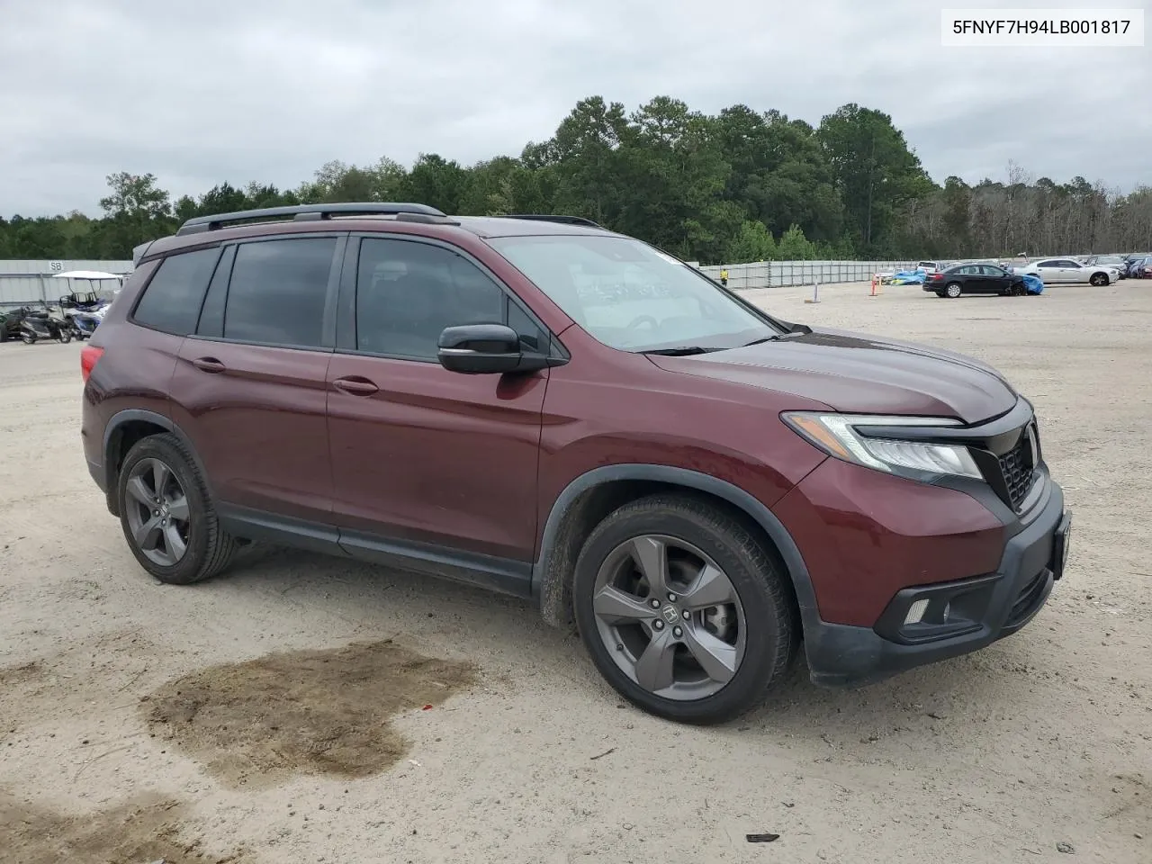 2020 Honda Passport Touring VIN: 5FNYF7H94LB001817 Lot: 69430964