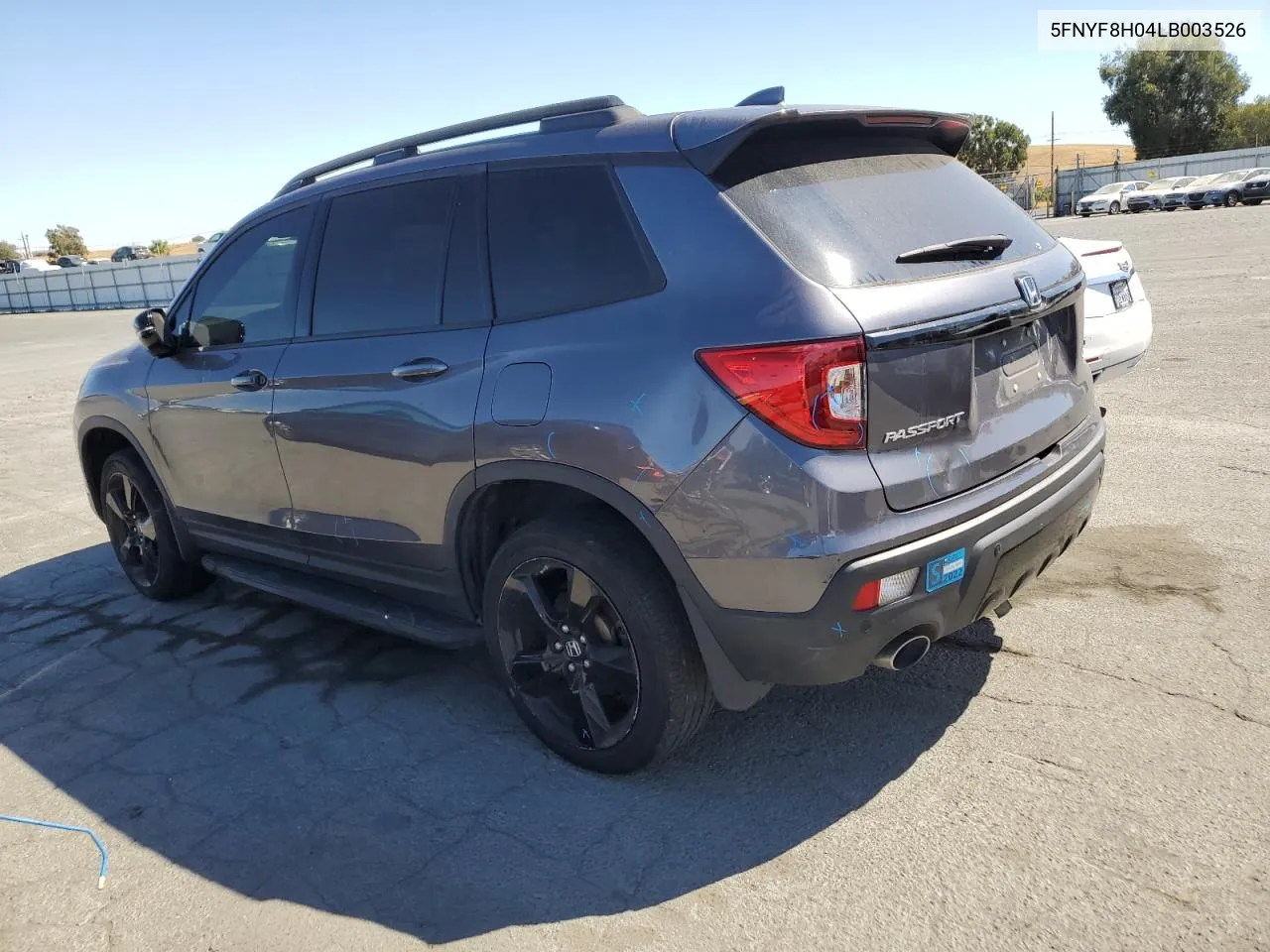 2020 Honda Passport Elite VIN: 5FNYF8H04LB003526 Lot: 71268604