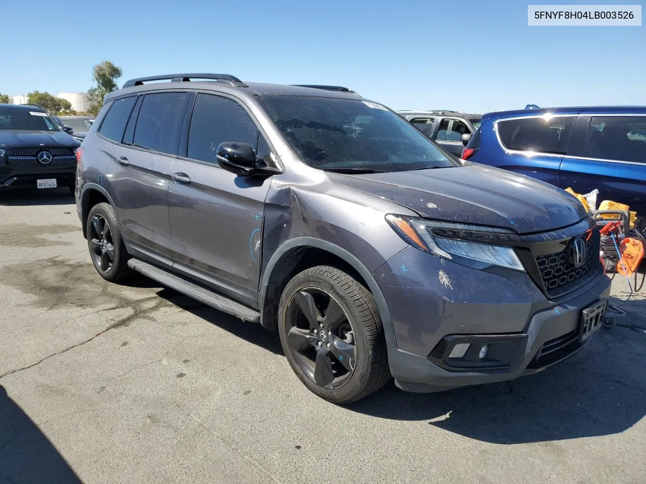 2020 Honda Passport Elite VIN: 5FNYF8H04LB003526 Lot: 71268604