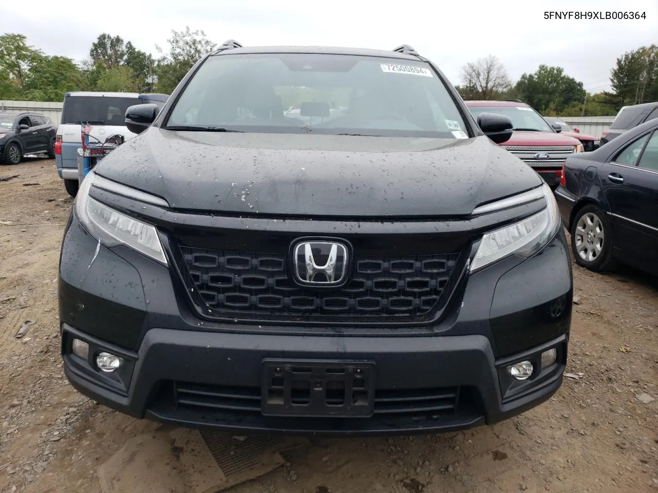 2020 Honda Passport Touring VIN: 5FNYF8H9XLB006364 Lot: 72500894