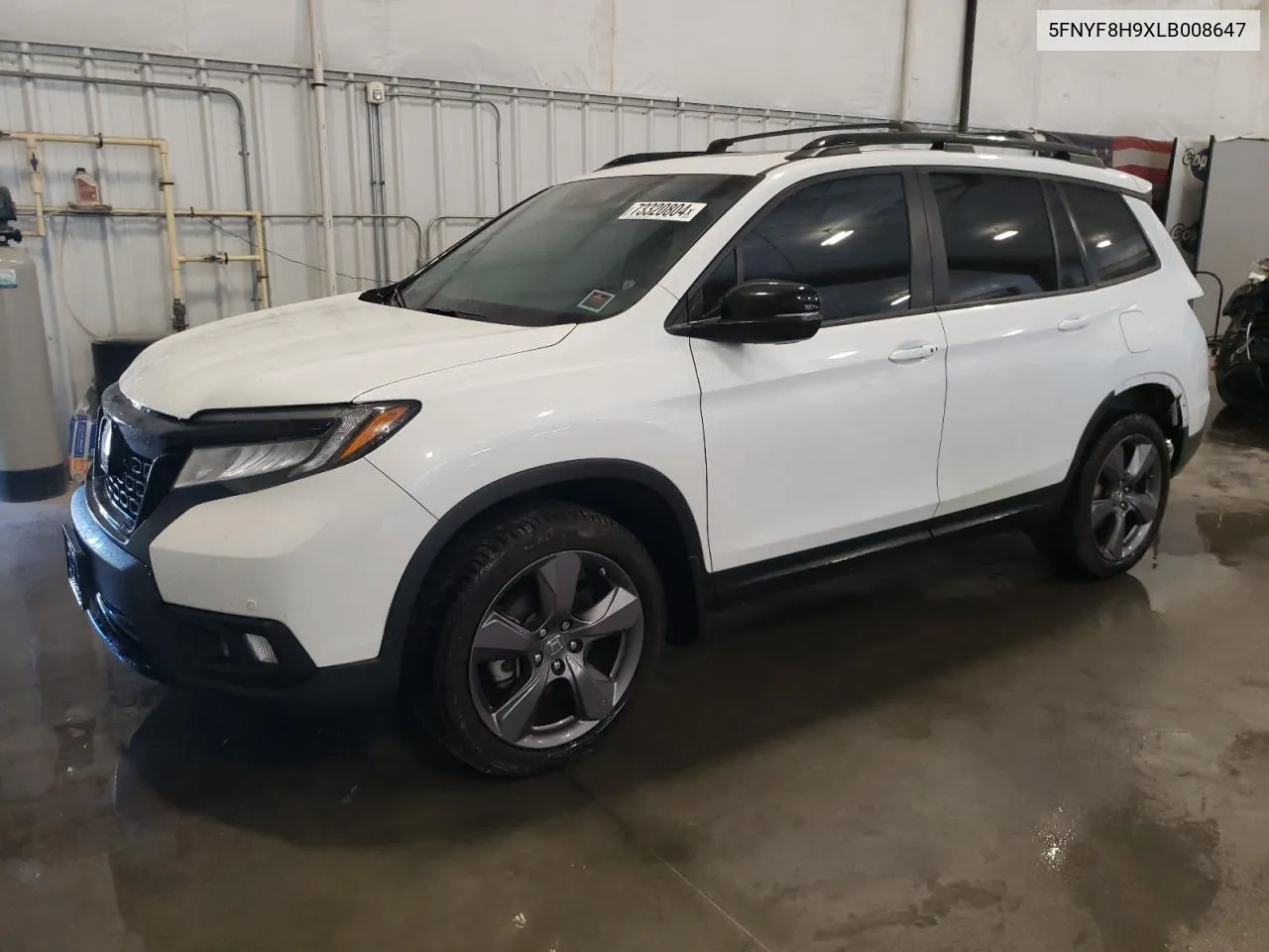 2020 Honda Passport Touring VIN: 5FNYF8H9XLB008647 Lot: 73320804