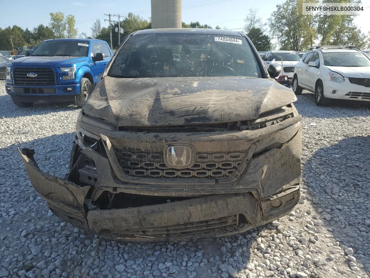 2020 Honda Passport Exl VIN: 5FNYF8H5XLB000304 Lot: 74234044