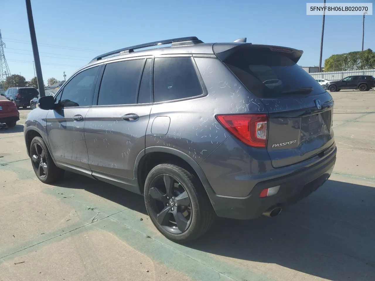 2020 Honda Passport Elite VIN: 5FNYF8H06LB020070 Lot: 77071574