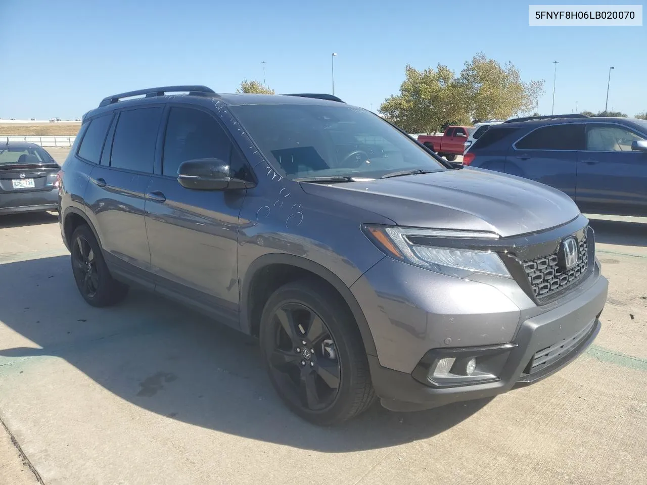 2020 Honda Passport Elite VIN: 5FNYF8H06LB020070 Lot: 77071574