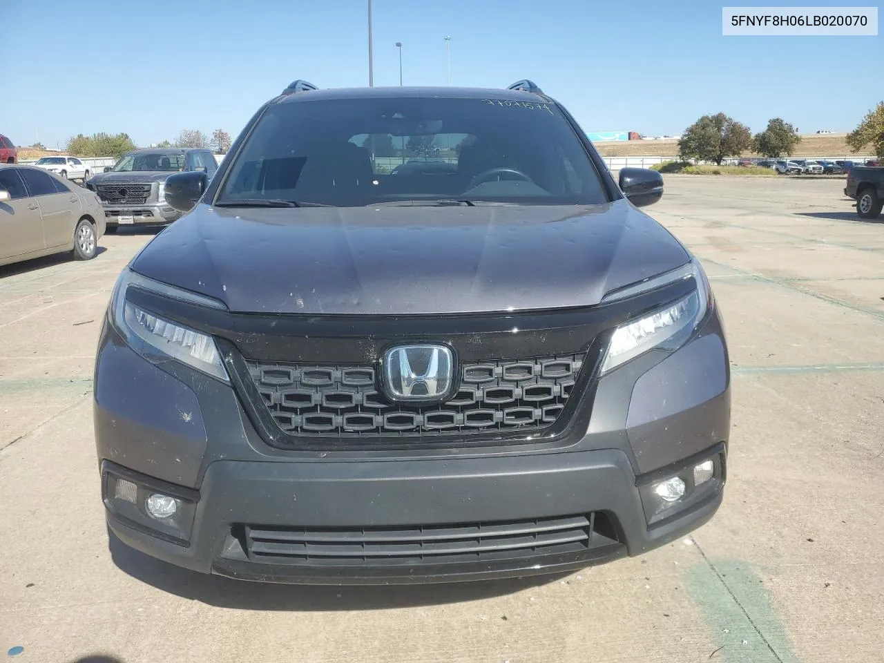 2020 Honda Passport Elite VIN: 5FNYF8H06LB020070 Lot: 77071574