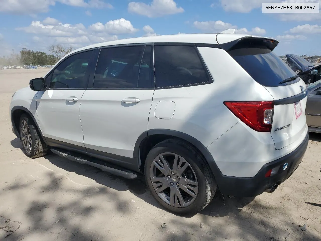 2020 Honda Passport Exl VIN: 5FNYF7H53LB002857 Lot: 77370934