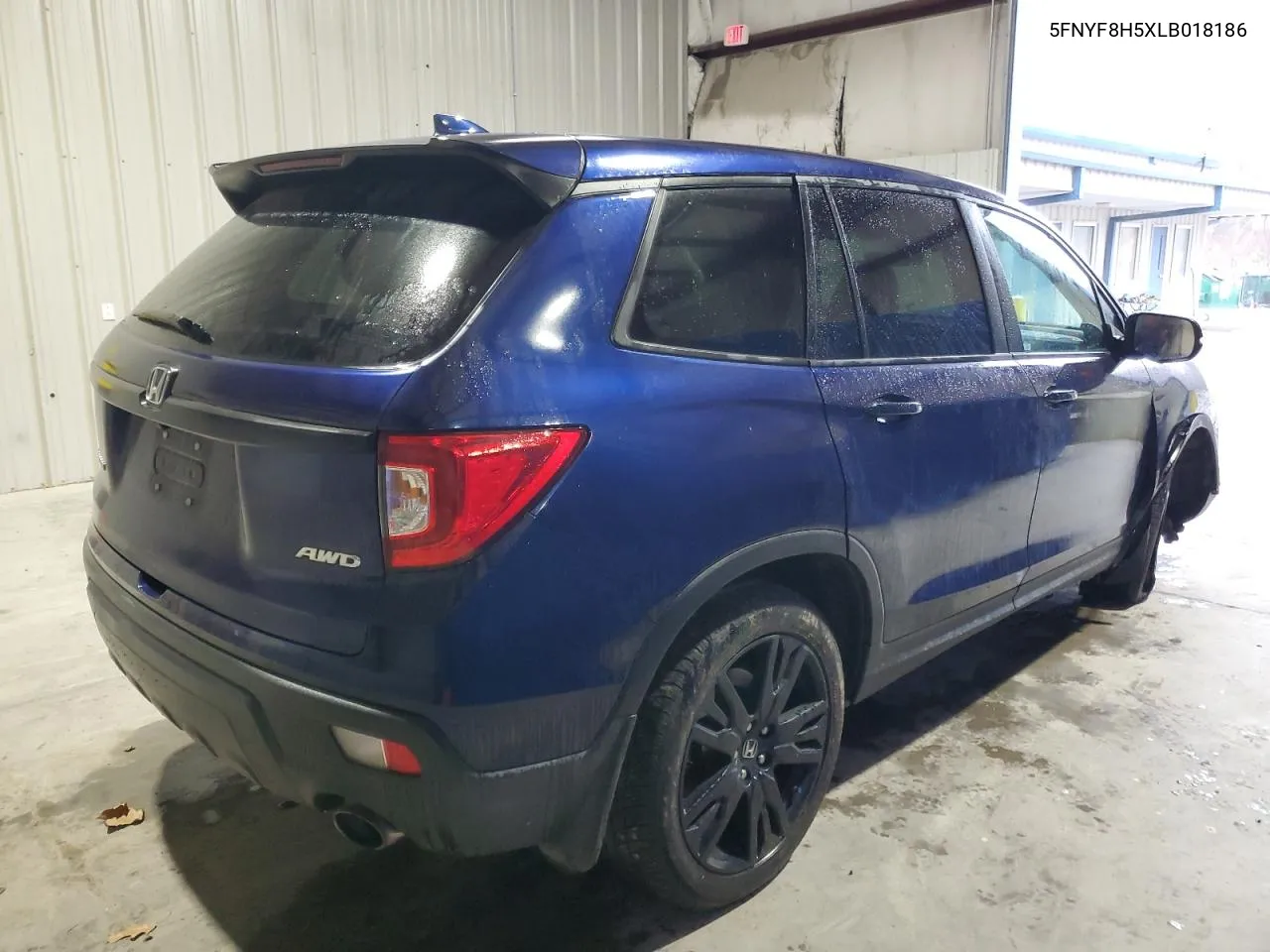 2020 Honda Passport Exl VIN: 5FNYF8H5XLB018186 Lot: 78154364