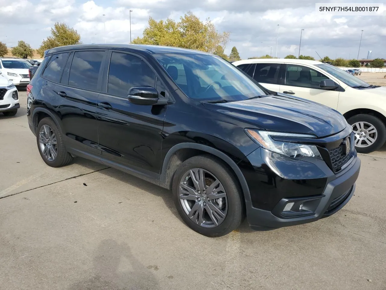 2020 Honda Passport Exl VIN: 5FNYF7H54LB001877 Lot: 78637454