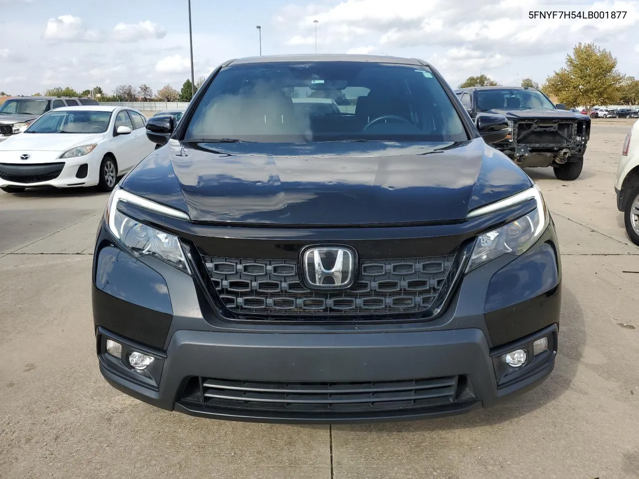 2020 Honda Passport Exl VIN: 5FNYF7H54LB001877 Lot: 78637454