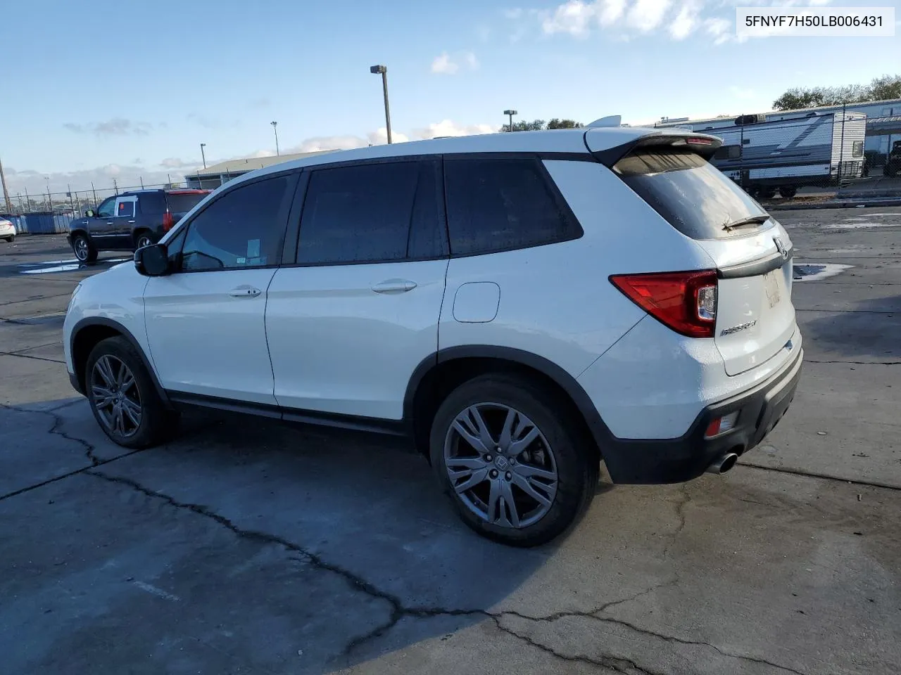 2020 Honda Passport Exl VIN: 5FNYF7H50LB006431 Lot: 78751444