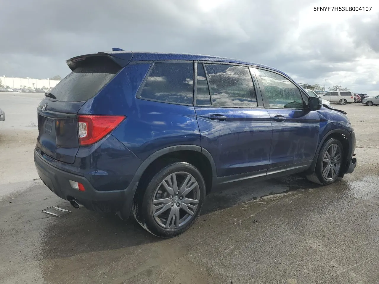 2020 Honda Passport Exl VIN: 5FNYF7H53LB004107 Lot: 79213854