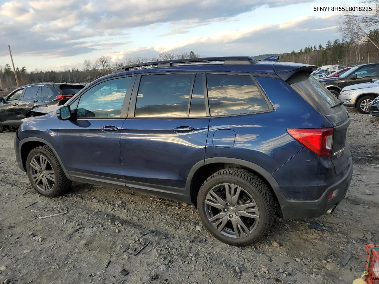 2020 Honda Passport Exl VIN: 5FNYF8H55LB018225 Lot: 80996174