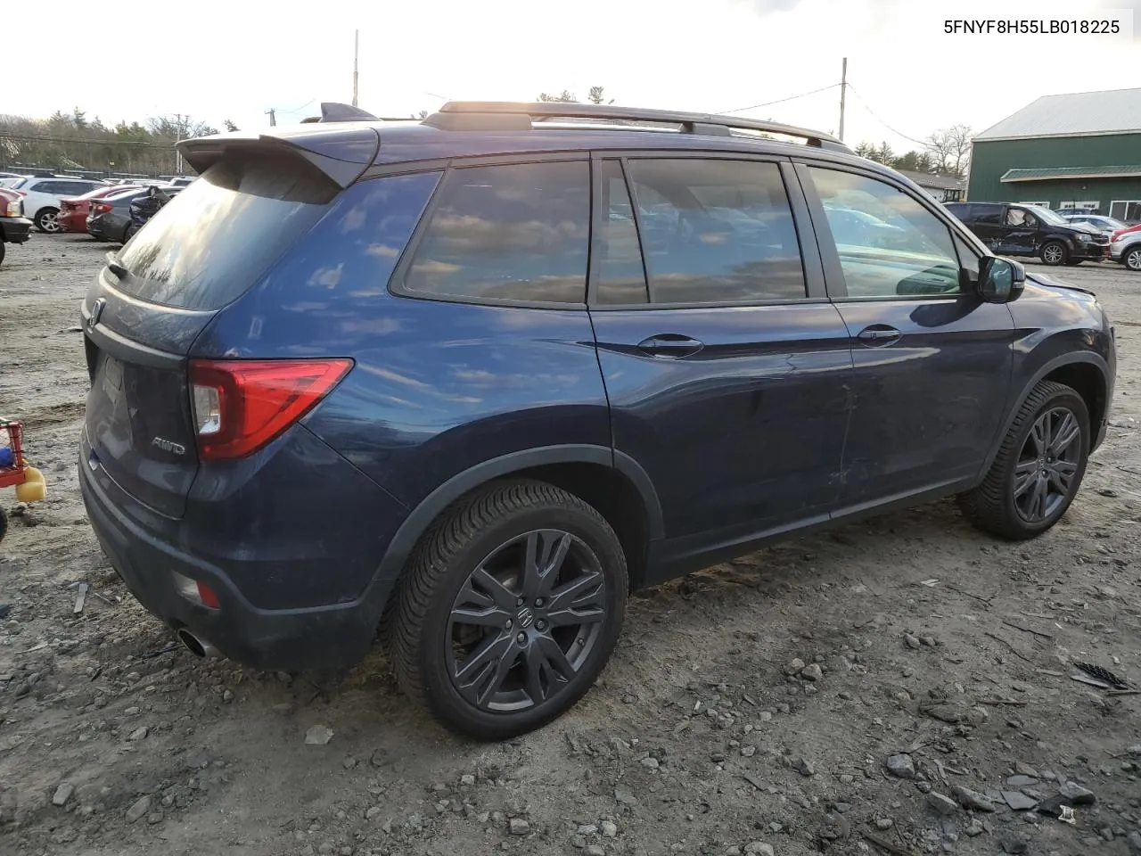 2020 Honda Passport Exl VIN: 5FNYF8H55LB018225 Lot: 80996174