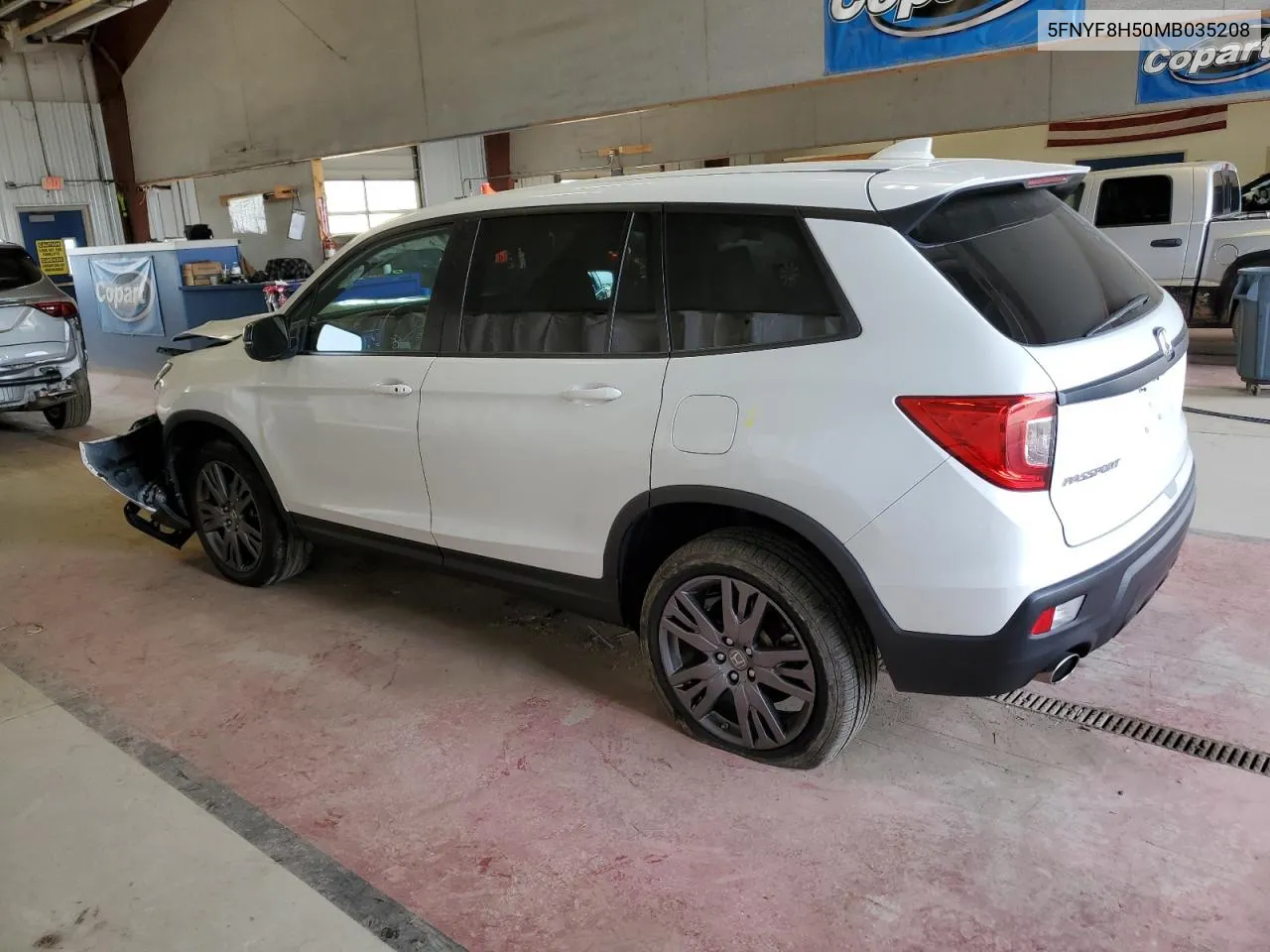 2021 Honda Passport Exl VIN: 5FNYF8H50MB035208 Lot: 55603394