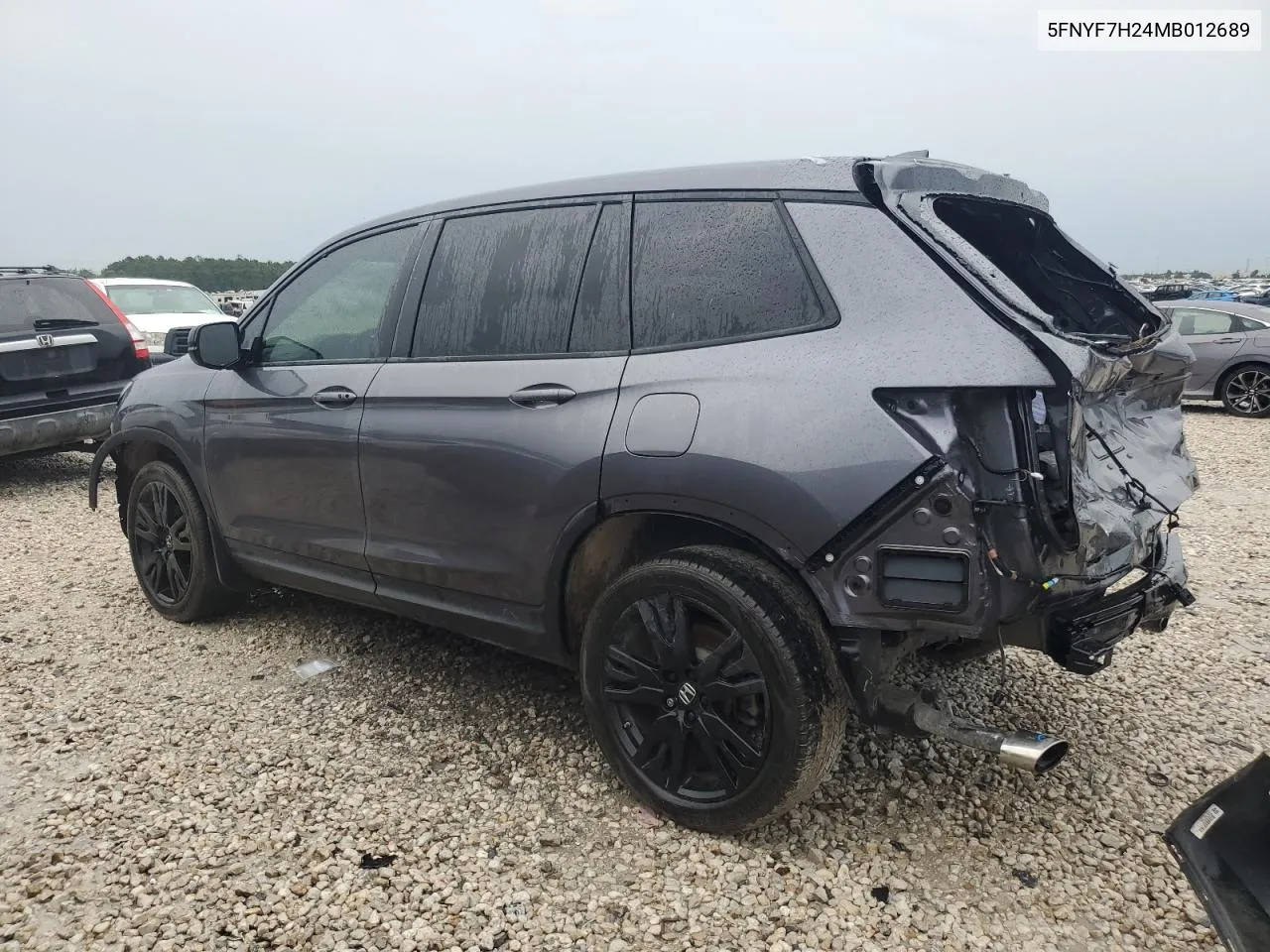 2021 Honda Passport Sport VIN: 5FNYF7H24MB012689 Lot: 57292794