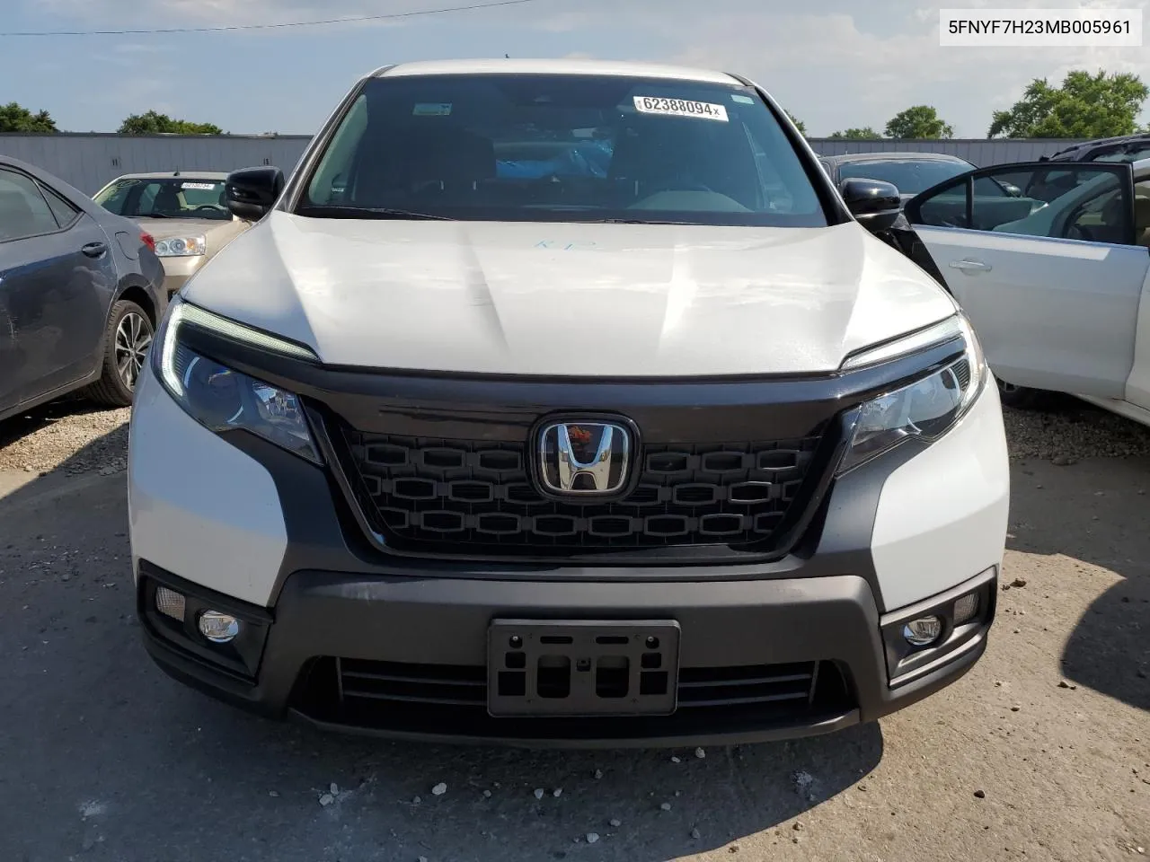 2021 Honda Passport Sport VIN: 5FNYF7H23MB005961 Lot: 62388094