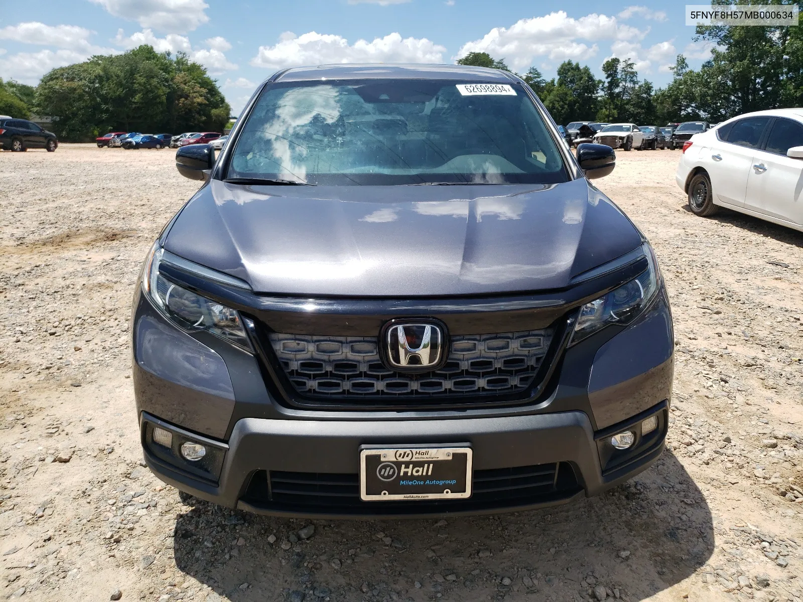 2021 Honda Passport Exl VIN: 5FNYF8H57MB000634 Lot: 62698894