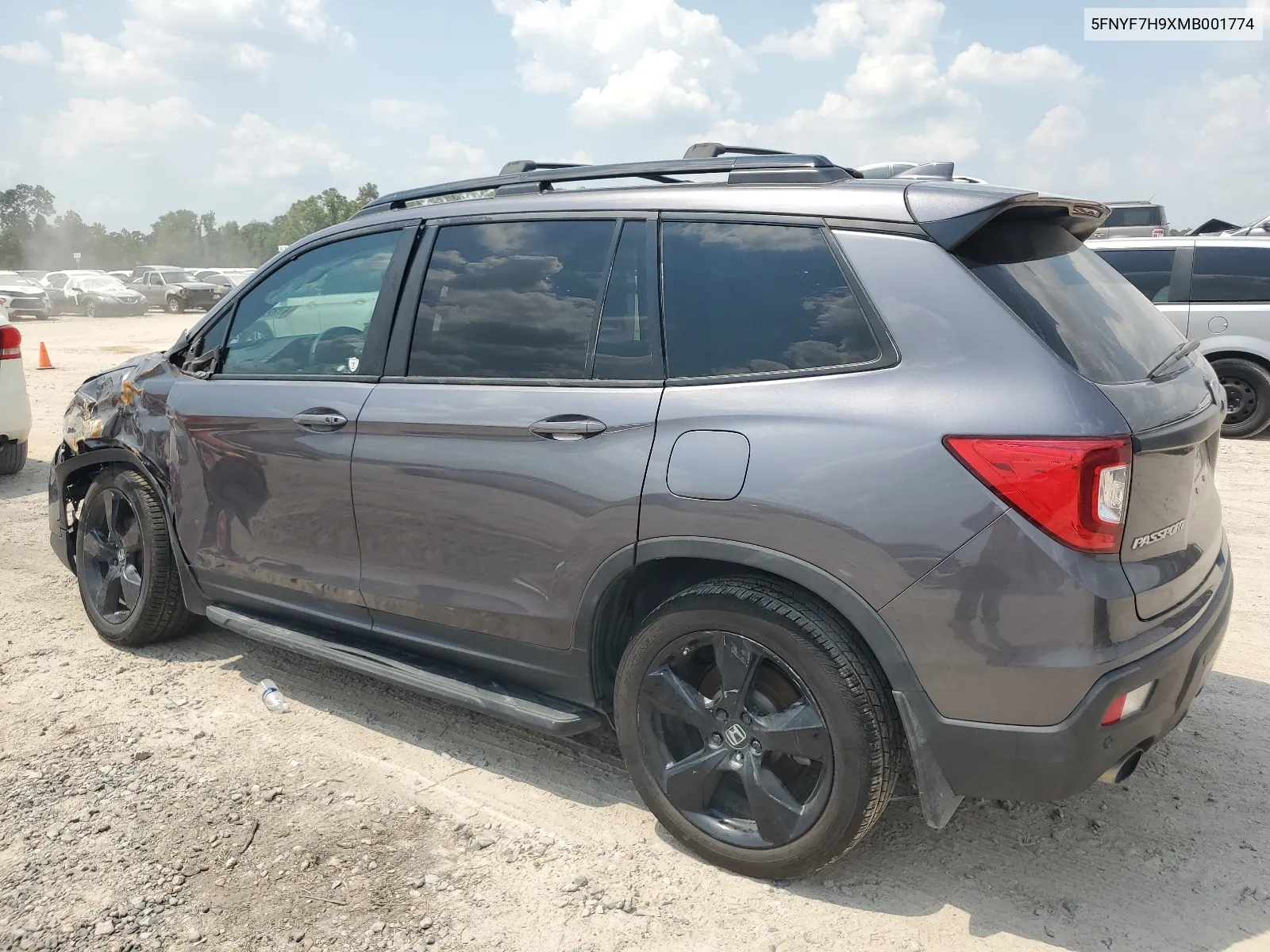 2021 Honda Passport Touring VIN: 5FNYF7H9XMB001774 Lot: 67322184