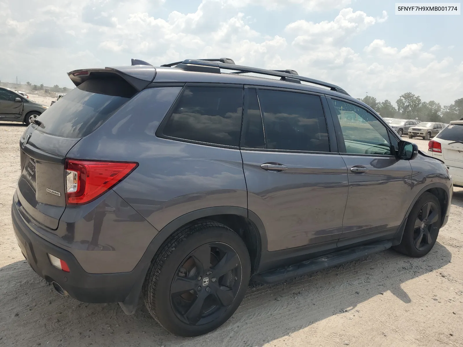 2021 Honda Passport Touring VIN: 5FNYF7H9XMB001774 Lot: 67322184