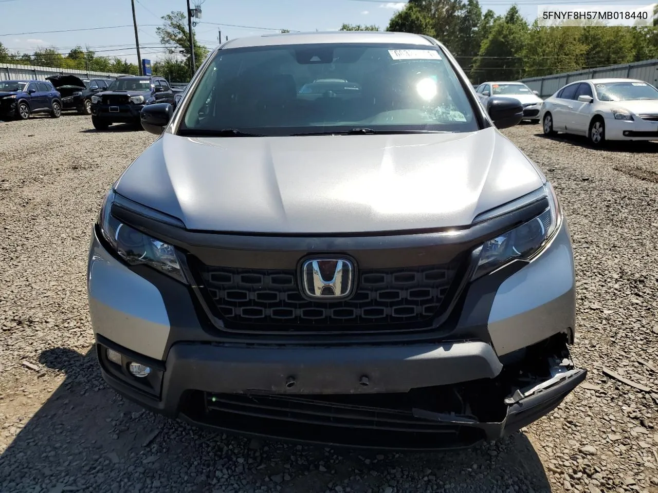 2021 Honda Passport Exl VIN: 5FNYF8H57MB018440 Lot: 68322744