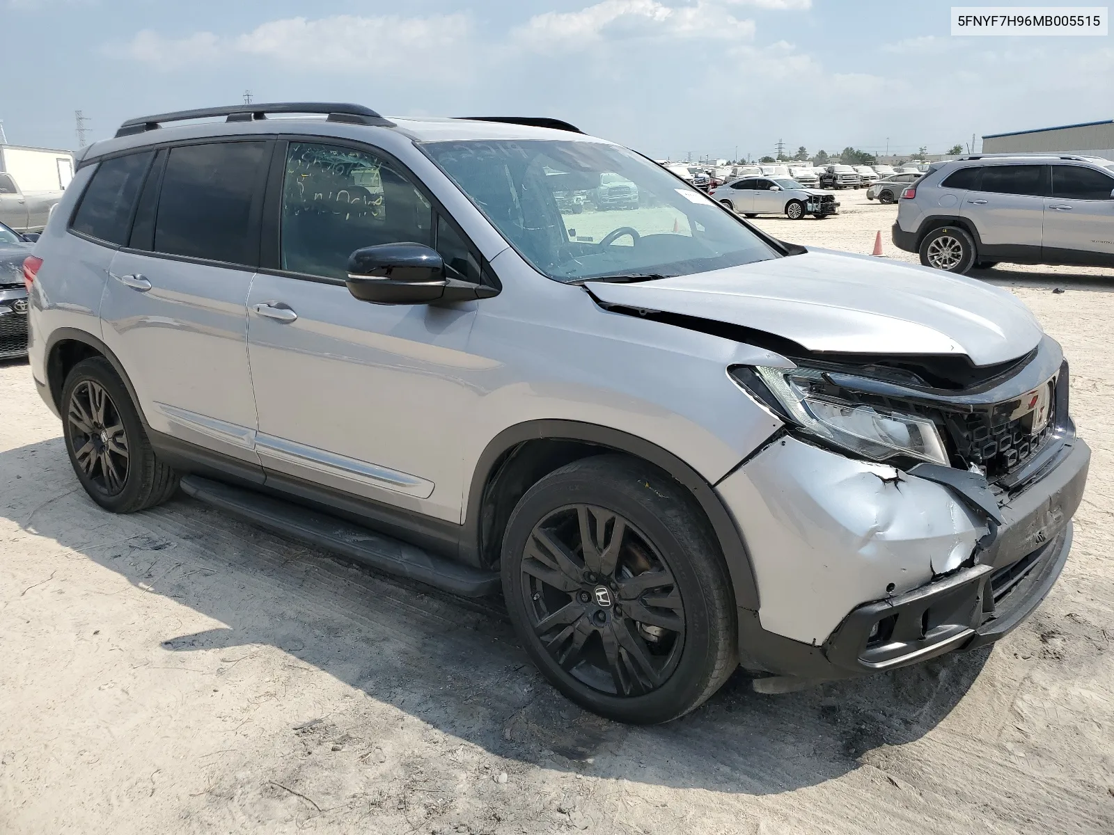 2021 Honda Passport Touring VIN: 5FNYF7H96MB005515 Lot: 68536794