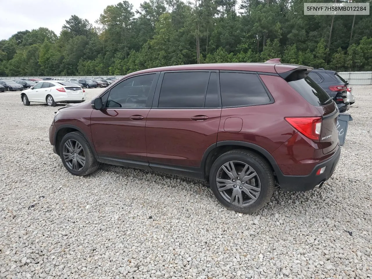 2021 Honda Passport Exl VIN: 5FNYF7H58MB012284 Lot: 69917704