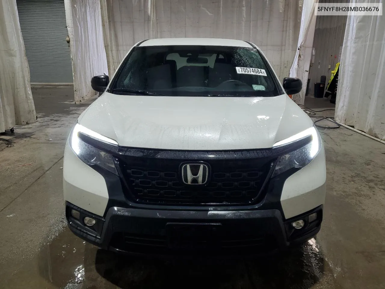 2021 Honda Passport Sport VIN: 5FNYF8H28MB036676 Lot: 70574684