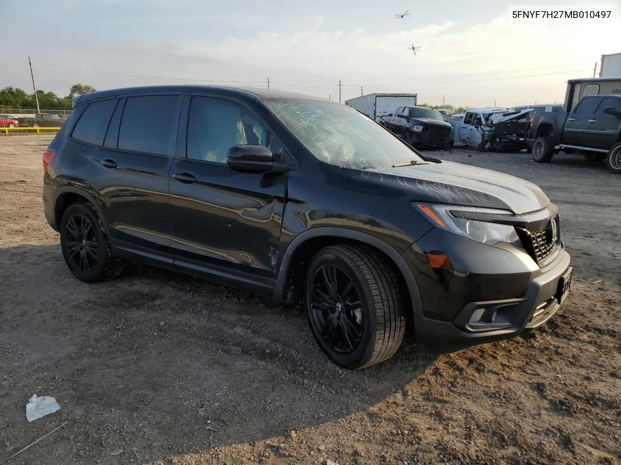 2021 Honda Passport Sport VIN: 5FNYF7H27MB010497 Lot: 71591024