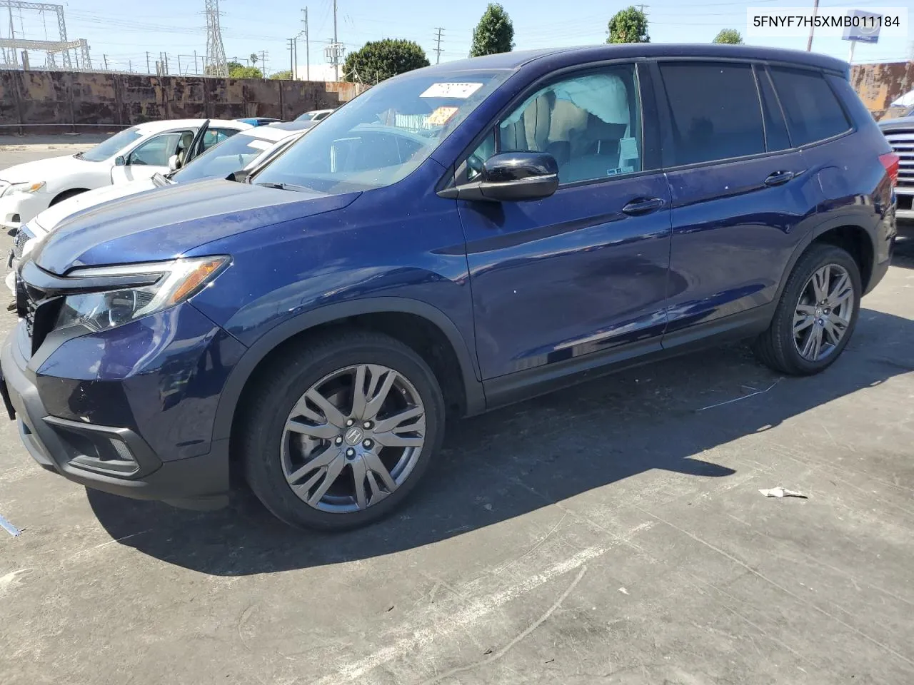 2021 Honda Passport Exl VIN: 5FNYF7H5XMB011184 Lot: 71780774