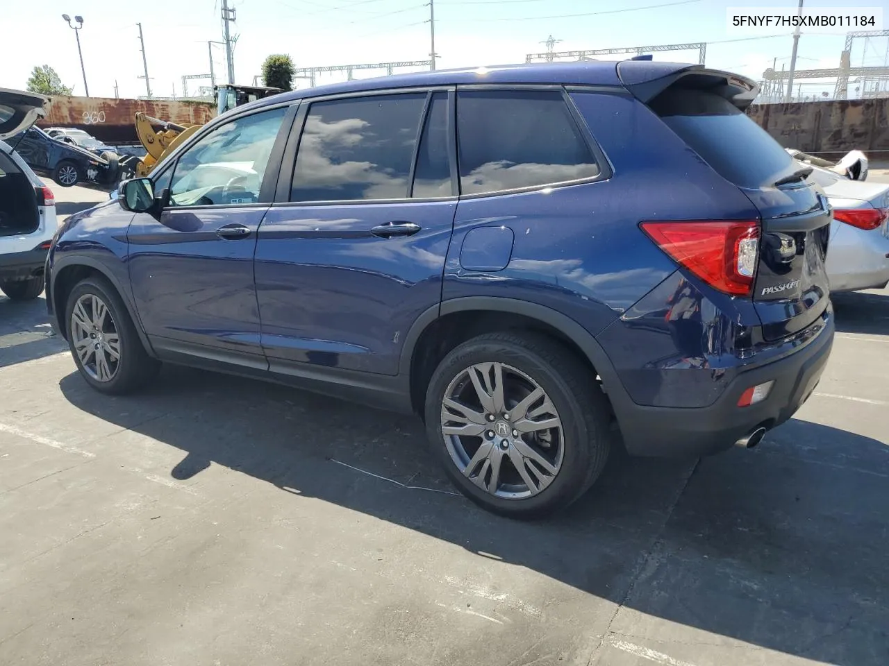 2021 Honda Passport Exl VIN: 5FNYF7H5XMB011184 Lot: 71780774