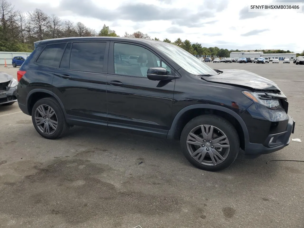 2021 Honda Passport Exl VIN: 5FNYF8H5XMB038486 Lot: 71828854