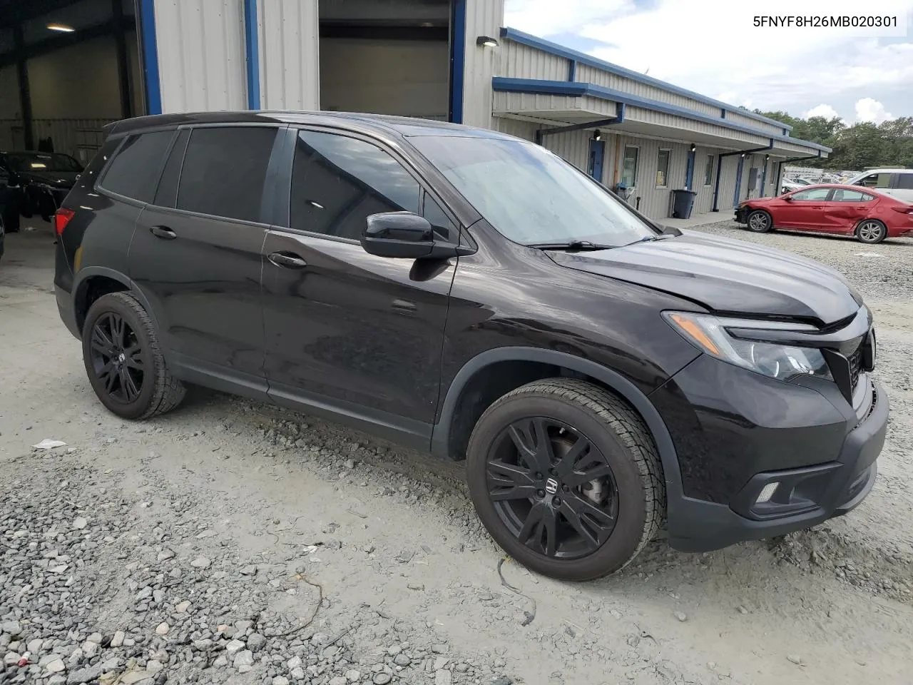 2021 Honda Passport Sport VIN: 5FNYF8H26MB020301 Lot: 72741084