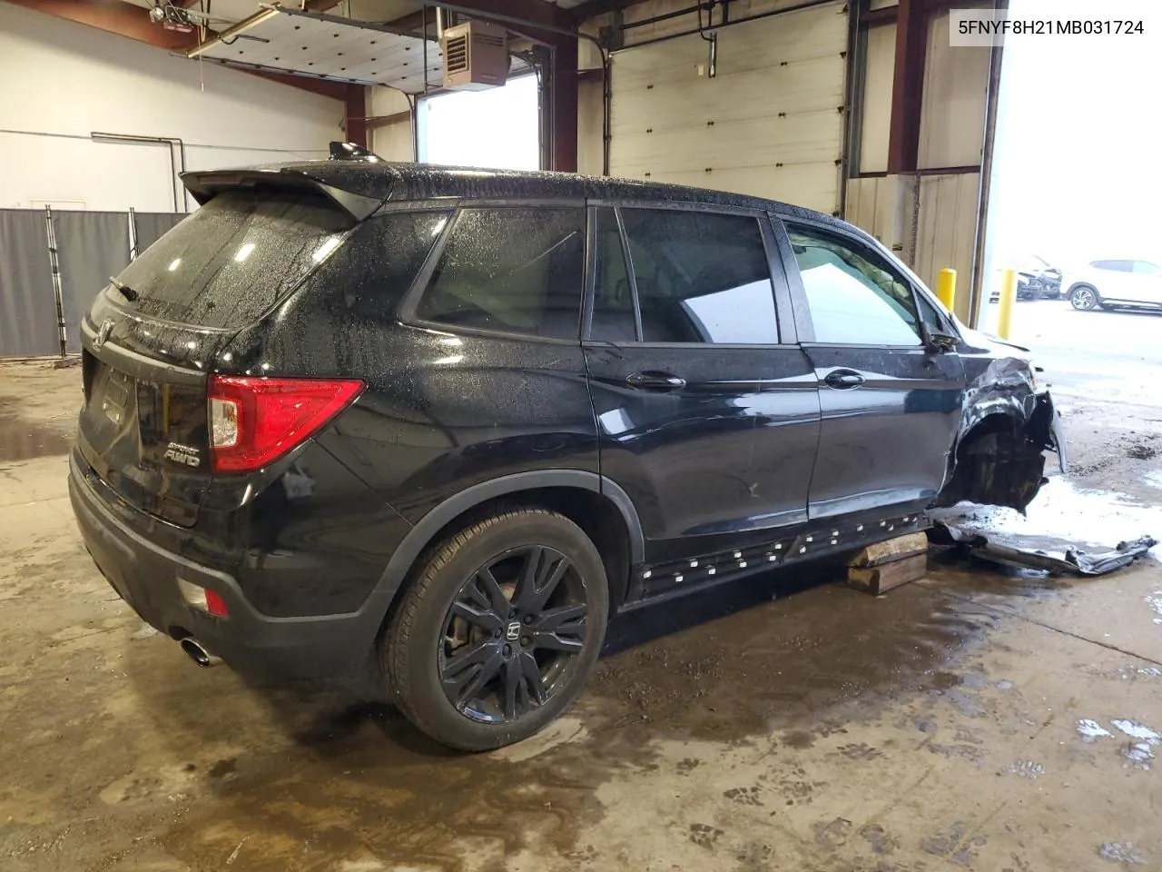 2021 Honda Passport Sport VIN: 5FNYF8H21MB031724 Lot: 73098674