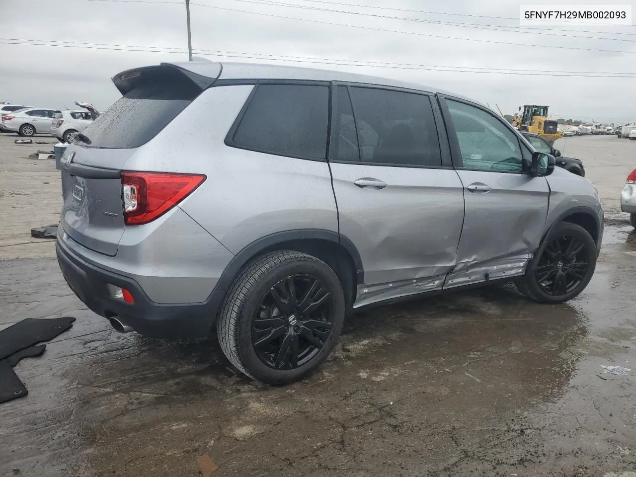 2021 Honda Passport Sport VIN: 5FNYF7H29MB002093 Lot: 73732114