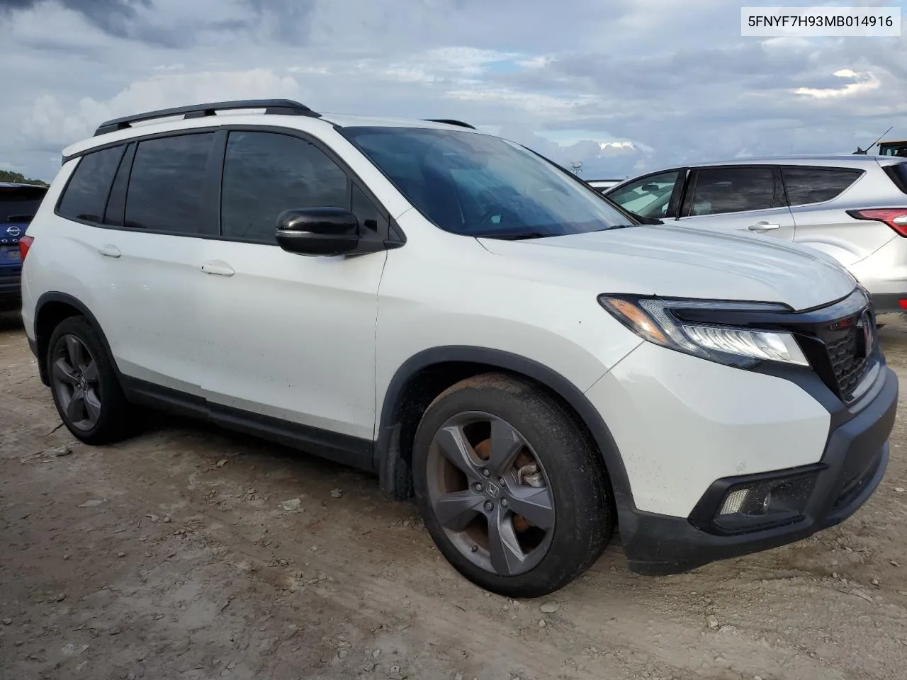 2021 Honda Passport Touring VIN: 5FNYF7H93MB014916 Lot: 75050454