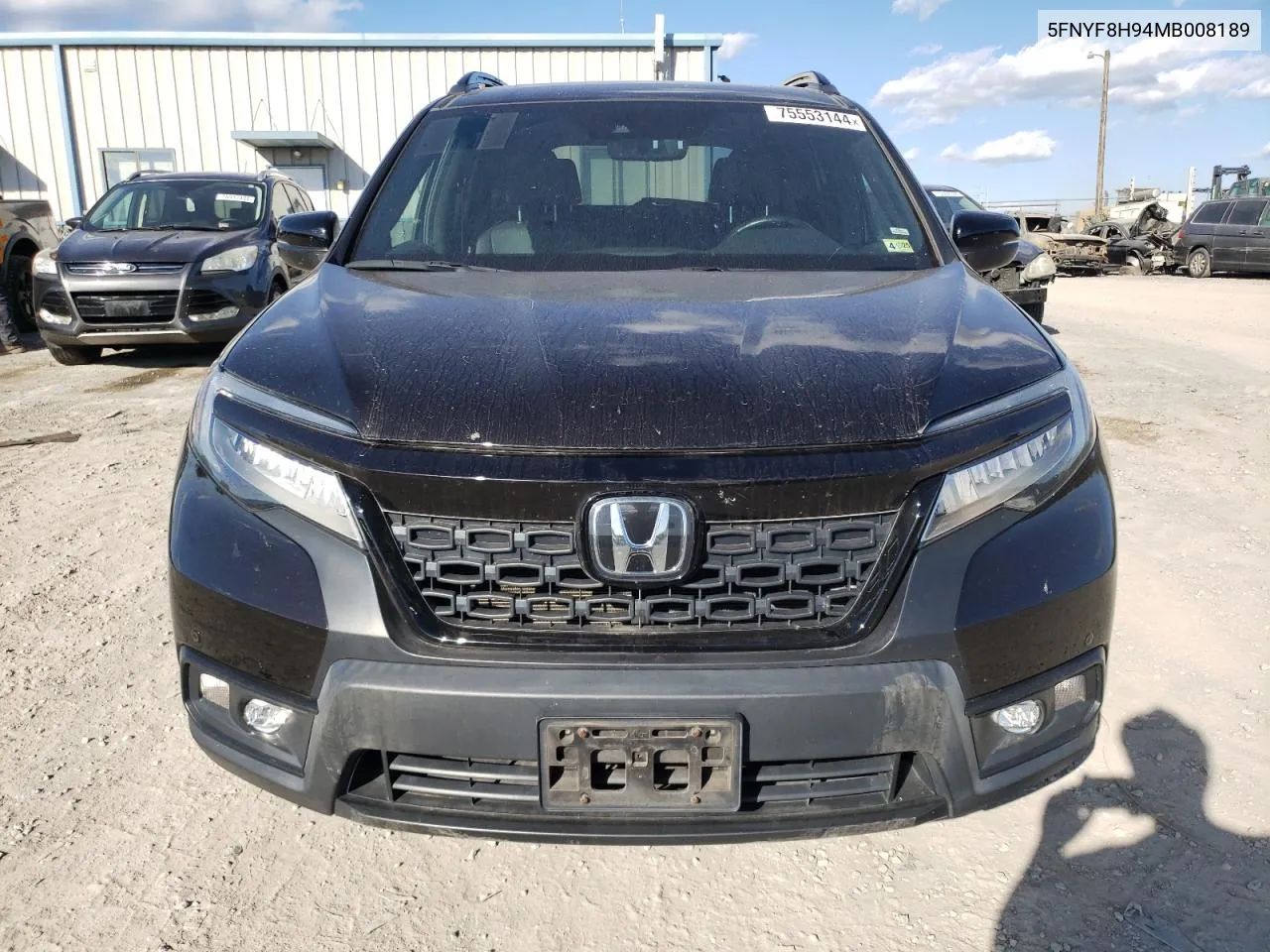 2021 Honda Passport Touring VIN: 5FNYF8H94MB008189 Lot: 75553144