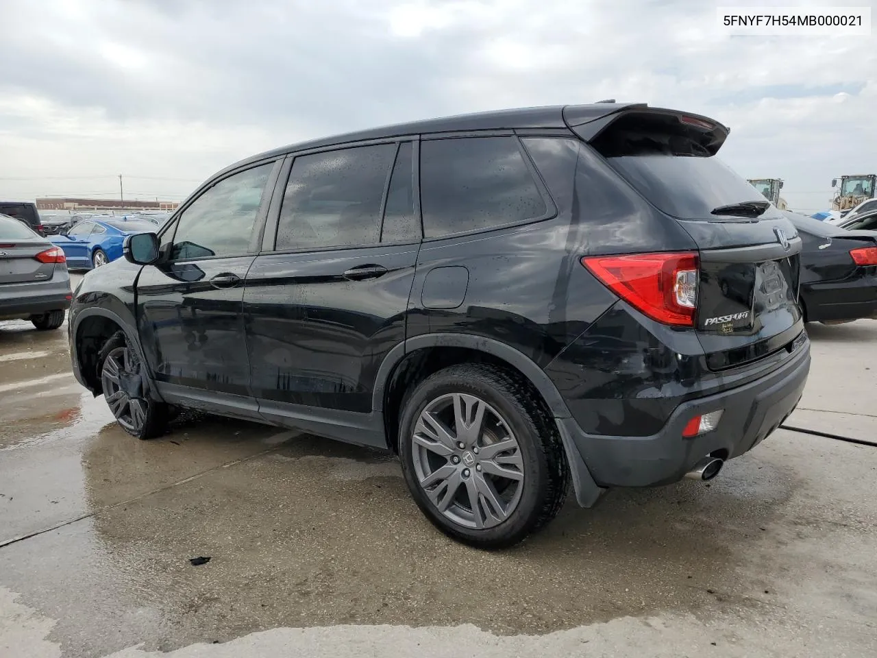 2021 Honda Passport Exl VIN: 5FNYF7H54MB000021 Lot: 75745334