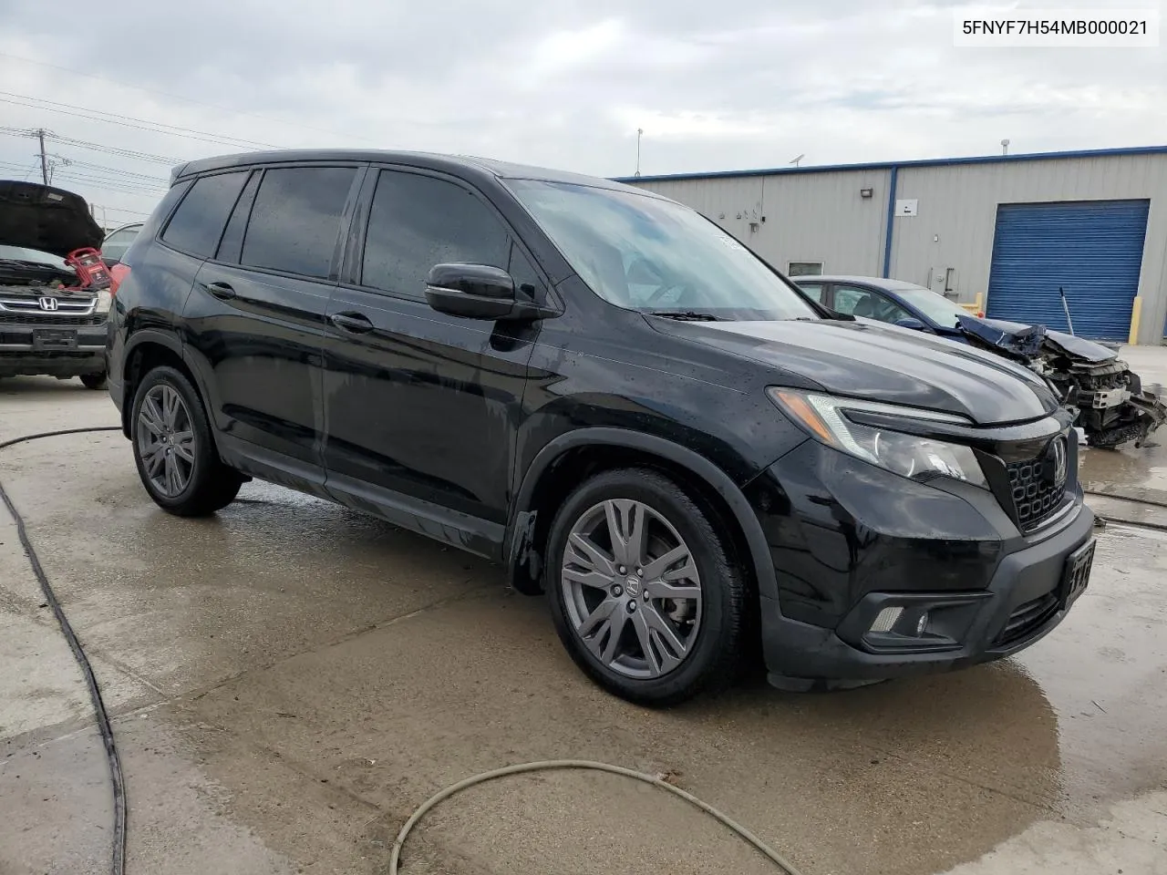 2021 Honda Passport Exl VIN: 5FNYF7H54MB000021 Lot: 75745334