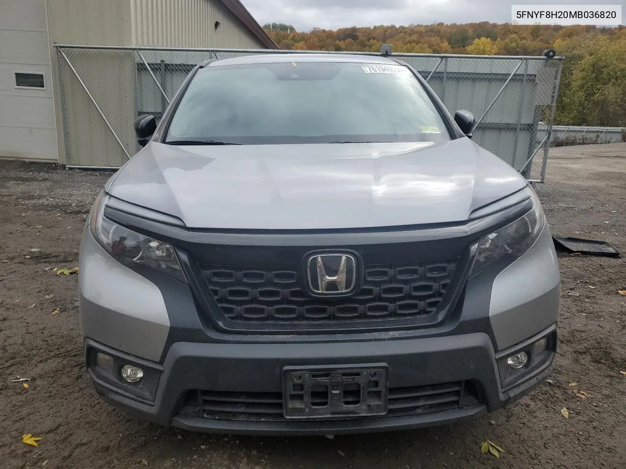 2021 Honda Passport Sport VIN: 5FNYF8H20MB036820 Lot: 76194924