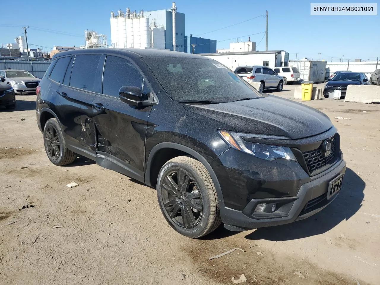 2021 Honda Passport Sport VIN: 5FNYF8H24MB021091 Lot: 76912994