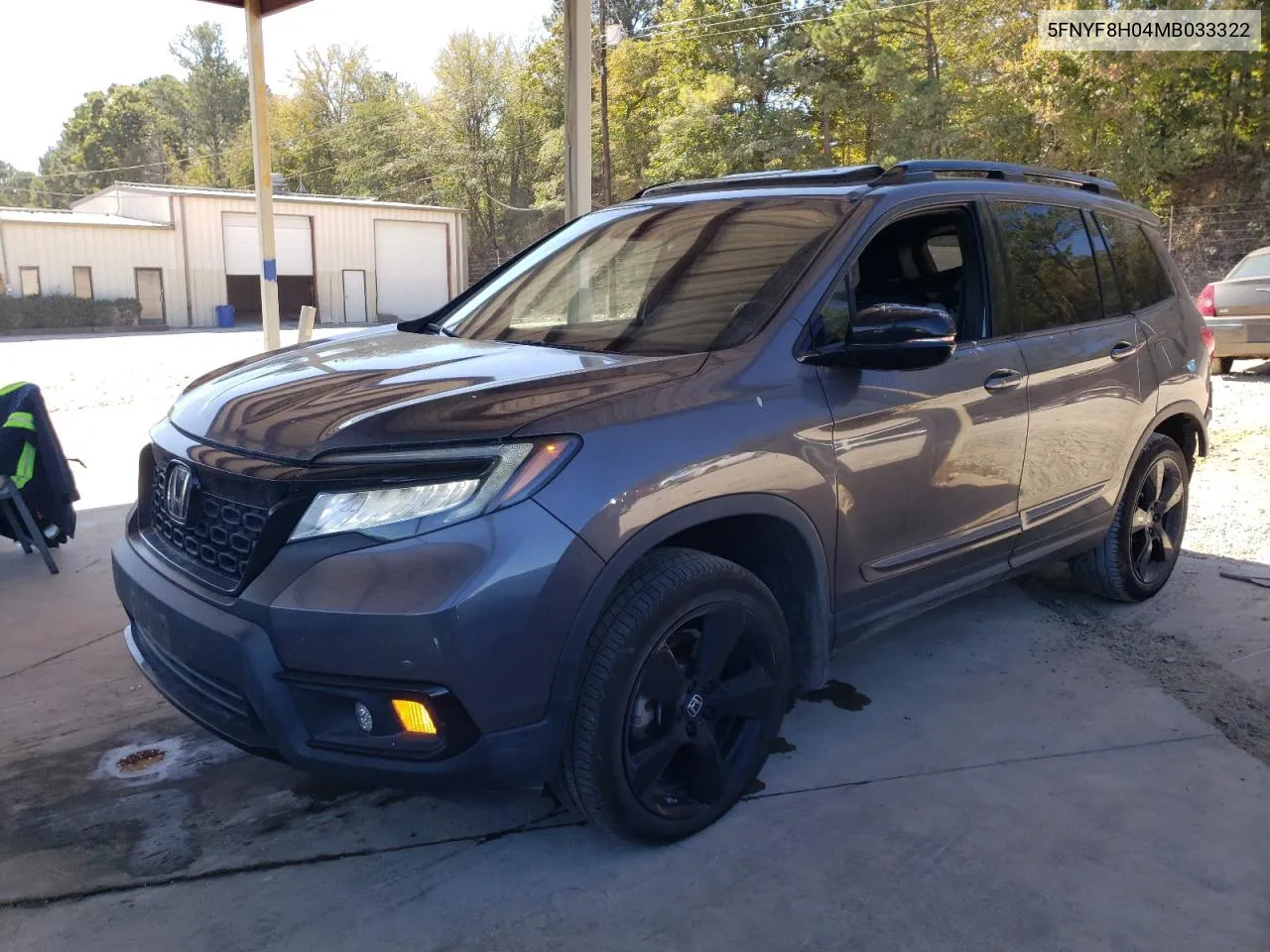 2021 Honda Passport Elite VIN: 5FNYF8H04MB033322 Lot: 77138674