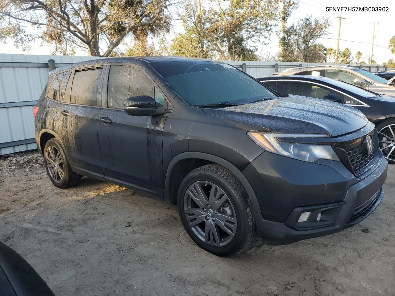 2021 Honda Passport Exl VIN: 5FNYF7H57MB003902 Lot: 77639244