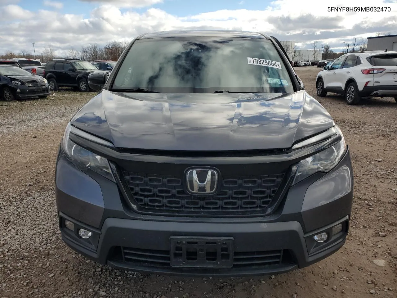 2021 Honda Passport Exl VIN: 5FNYF8H59MB032470 Lot: 78829054