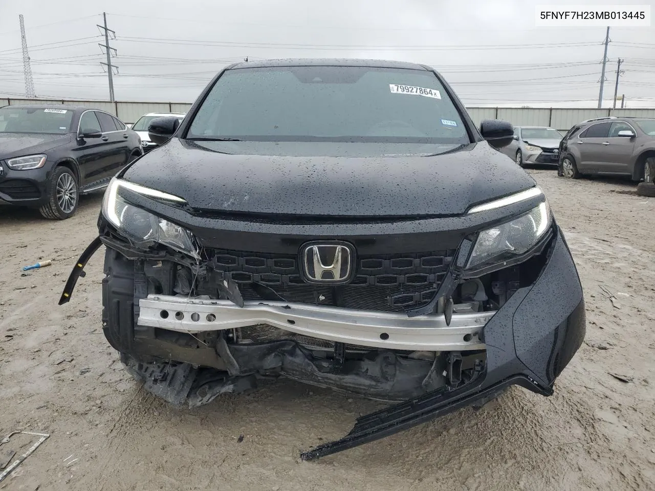 2021 Honda Passport Sport VIN: 5FNYF7H23MB013445 Lot: 79927864